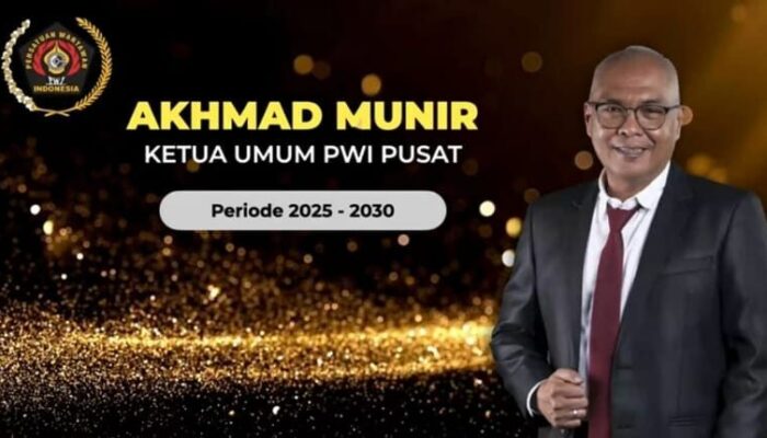 PWI Pusat Punya Nahkoda Baru, Ahmad Munir Menang Telak atas Hendry Ch Bangun