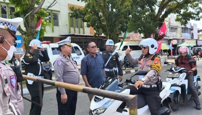 Begini Cara Dirlantas Polda Riau Kawal Kelancaran Pacu Jalur Kuansing 2025