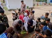 Polsek Lubuk Batu Jaya Gelar Green Policing di TK PKK Tunas Kulim Jaya