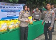 Ditlantas Polda Riau Salurkan 2 Ton Beras Lewat Gerakan Pangan Murah di Pekanbaru