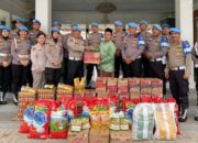 Jum’at Berkah, Propam Polda Riau Tekankan Nilai Kepedulian Sosial di Pesantren