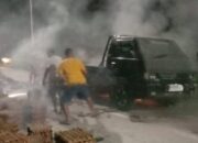 Begini Kronologi Mobil Pikap Terbakar di Tol Pekanbaru – Bangkinang