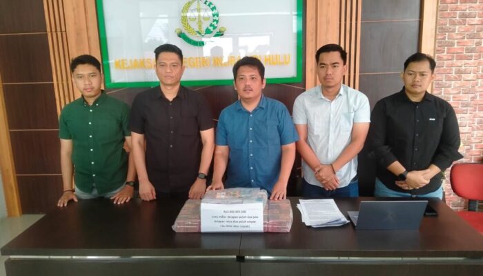 Kejari Inhu Sita Rp1,08 Miliar dari Kasus Korupsi BPR Indra Arta