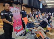 Polresta Pekanbaru Gelar Donor Darah dan Edukasi Kesehatan di HUT Humas Polri ke-74
