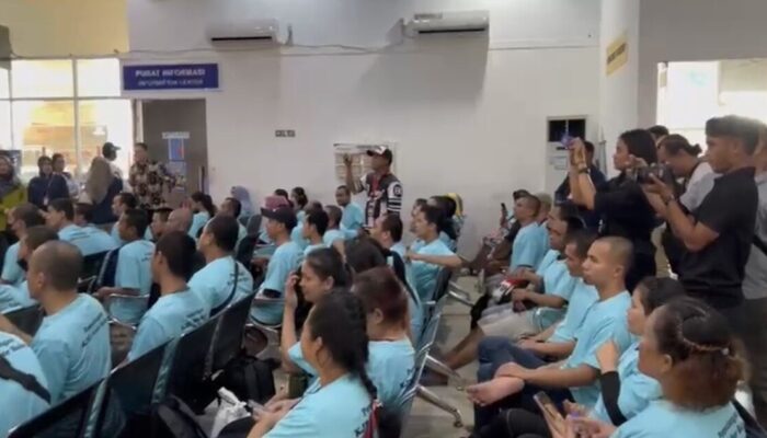 90 PMI Dideportasi Dari Malaysia Melalui Pelabuhan Dumai