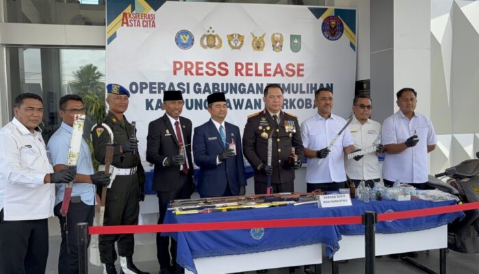 BNNP Riau Tegaskan Komitmen Perangi Narkoba Lewat Program Pemulihan Kampung Narkoba