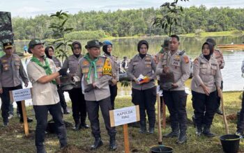 24 Ribu Pohon Ditanam dalam Enam Hari, Kapolda Riau Dorong Gerakan Hijau