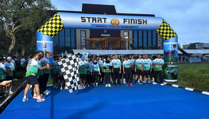 Marine Police Run, Kapolda Riau Ajak Masyarakat Jaga Alam dan Kebersamaan