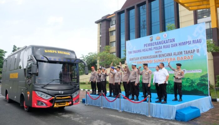Polda Riau Kirim 42 Psikolog Bantu Pemulihan Trauma Korban Bencana Alam di Sumbar
