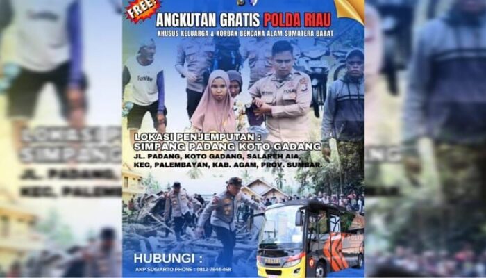 Permudah Mobilisasi, Polda Riau Siagakan Bus untuk Warga Terdampak Bencana di Sumbar