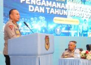 Polda Riau Gelar Latpraops Lilin Lancang Kuning 2025, Kapolda Tekankan Antisipasi Cuaca Ekstrem dan Bencana