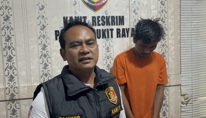 Candu Judol, Polsek Bukit Raya Tangkap Pelaku Bongkar Rumah