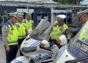 Jelang Operasi Lilin, Ditlantas Polda Riau Cek Kendaraan dan Perlengkapan Personel
