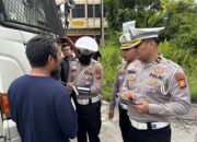 Langgar SKB Tiga Menteri, Ditlantas Polda Riau Tindak Truk Sumbu Tiga