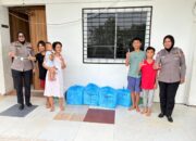 Polantas Menyapa Anak Panti Asuhan, Ditlantas Polda Riau Hadir Lewat Jum’at Barokah