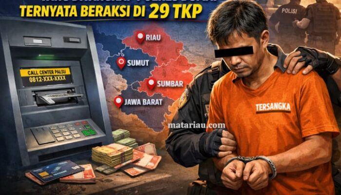 Pelaku Ganjal ATM Lintas Provinsi yang Ditangkap Polres Dumai Ternyata Beraksi di 29 TKP