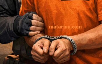 5 Pria Ditangkap di Rumah Petak Talang Mandi Bengkalis, Polisi Sita Sabu dan Bong