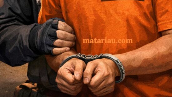 5 Pria Ditangkap di Rumah Petak Talang Mandi Bengkalis, Polisi Sita Sabu dan Bong