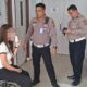 SH, pelaku tabrak lari saat menjalani sejumlah tes oleh petugas Satlantas di Pekanbaru