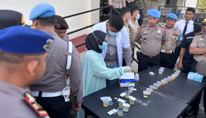 Lima Oknum Polisi Meranti Positif Narkoba, Kapolres: Tak Ada Toleransi