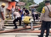 Bangun Empat Jembatan Merah Putih Presisi, Polres Inhu Perkuat Akses dan Aktivitas Masyarakat