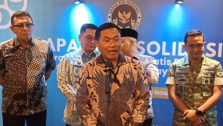 Waka BGN, Sony Sanjaya saat memberikan keterangan kepada awak media.(ist)
