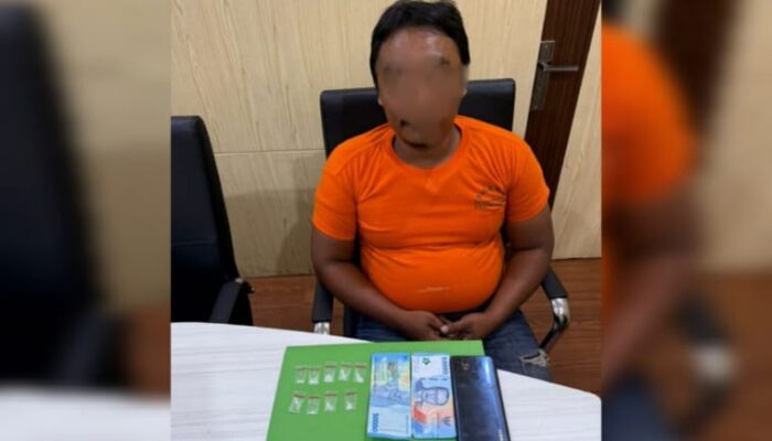 Polresta Pekanbaru Ringkus Pengedar Sabu, 9 Paket Sabu Diamankan