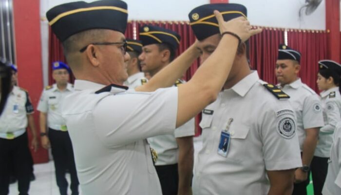 20 Pegawai Lapas Pekanbaru Naik Pangkat, Begini Pesan Kalapas Yuniarto