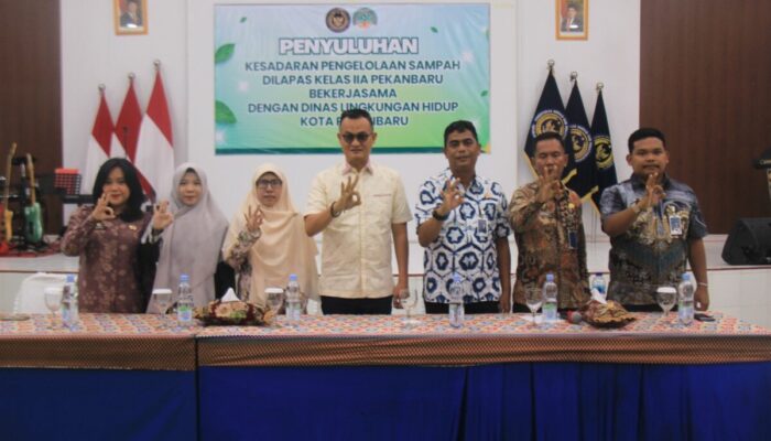 Lapas Kelas IIA Pekanbaru Bekali Warga Binaan Keterampilan Kelola Sampah
