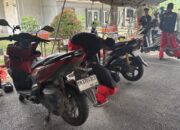 Peduli Ojol, Brimob Polda Riau Buka Bengkel Gratis Jelang Lebaran