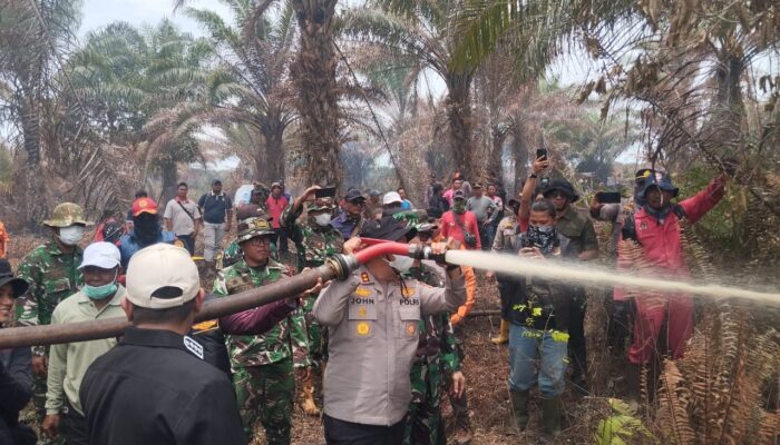 Polres Pelalawan Ungkap Karhutla 500 Hektare, Satu Tersangka Diamankan