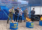 Bea Cukai Riau Musnahkan 28,8 Juta Batang Rokok Ilegal, Selamatkan Kerugian Negara Rp26,9 Miliar