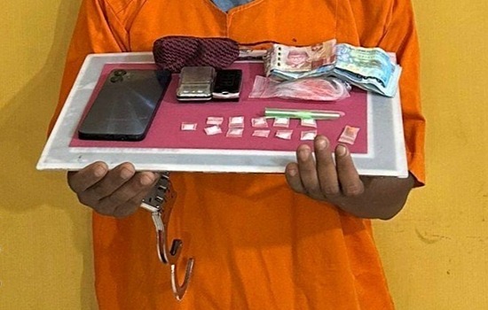 Polsek Mandau Tangkap Pria 50 Tahun Terkait Sabu