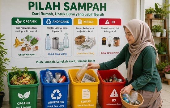 Program Waste Station Pekanbaru Dorong Warga Pilah Sampah