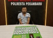 Pengedar di Tuah Madani Diciduk, Polisi Temukan Catridge Etomidate, Ekstasi dan Sabu