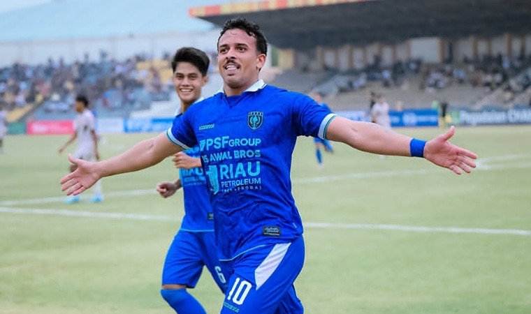 Striker PSPS Makin Tajam, Begini Kata Antonio Gamaroni yang Cetak 4 Gol dari 3 Laga
