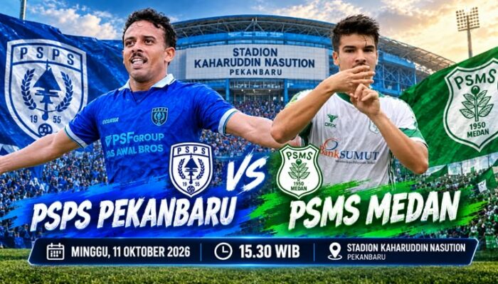 Starting XI PSPS Pekanbaru Vs PSMS Medan: Gamaroni dan Angelo Rafael Jadi Kapten
