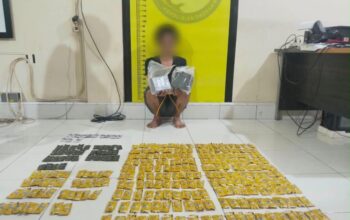 2,1 Kg Sabu dan 284 Catridge Etomidate Disita di Pekanbaru, Dua Pemasok Diburu