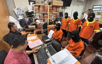 Begal hingga Bongkar Ruko, Jatanras Polresta Pekanbaru Tangkap 5 Tersangka