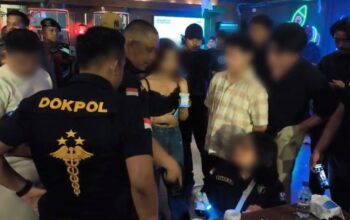 Polisi Razia Delapan THM di Pekanbaru, Dua Pengunjung Positif Narkoba
